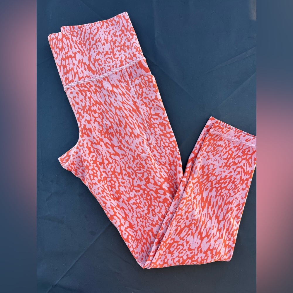 Athleta Women's S Pink orange Leggings yoga running athletic pants